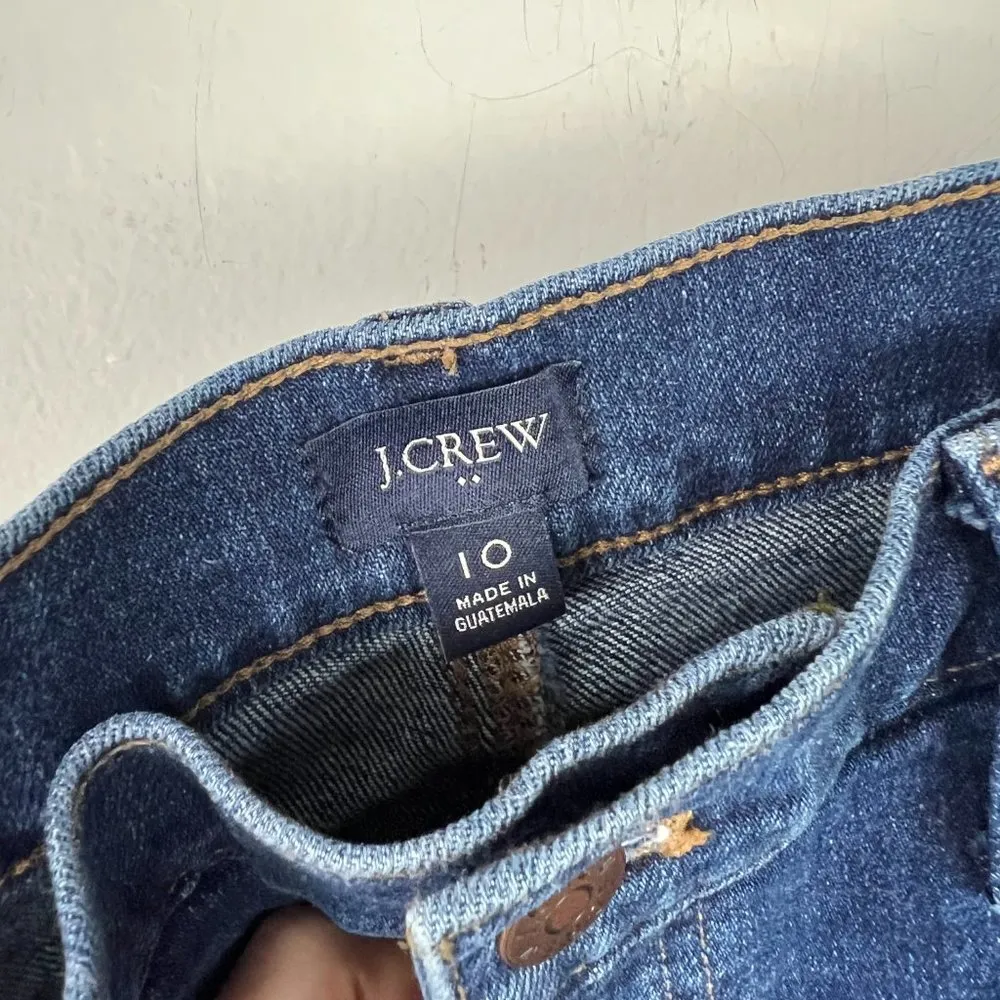 J. Crew Factory Denim Mini Skirt Jean Size 10 EUC T2829 - Image 6