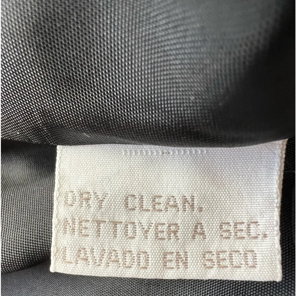 NWT Jones New York Dress Black Long Sleeves Mock Neck SZ 8P Lined Classic Maxi - Image 4