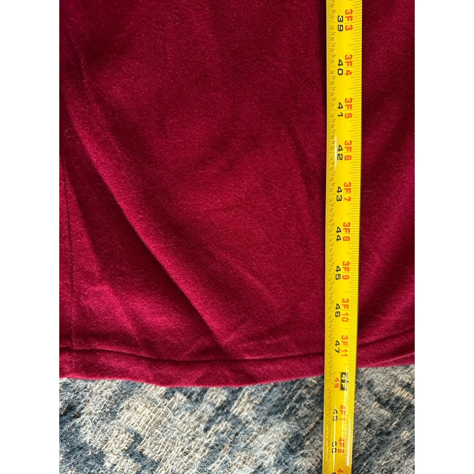 Vintage Robe~King Of The Robe~ Red Pockets Tie 70s 80s NEW Old Stock One Size Size undefined - Image 9