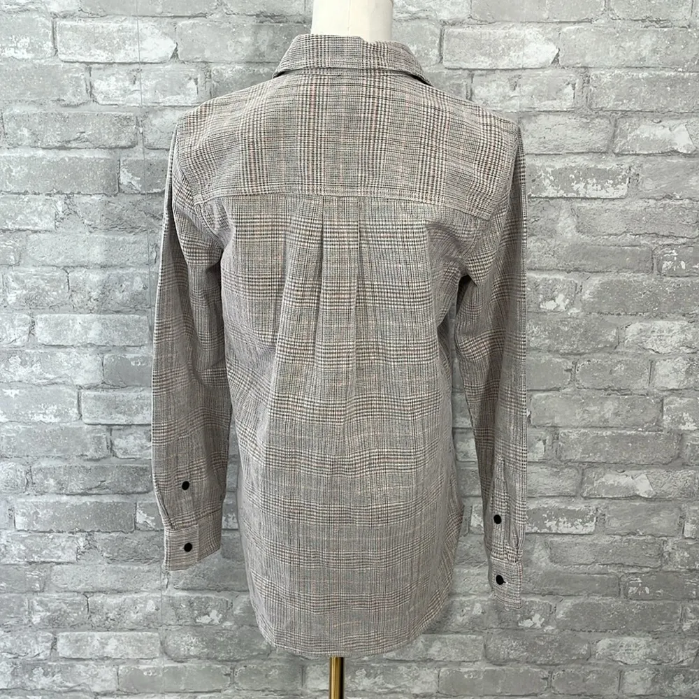 Madewell Corduroy Classic Ex-Boyfriend Shirt in Dermott Plaid - Image 5