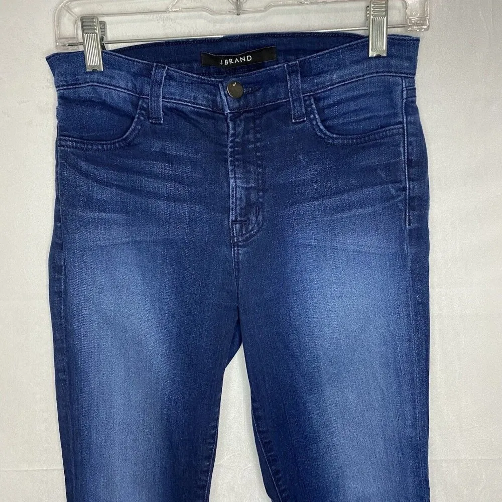 J. BRAND Sz 26x26 Maria High Rise Skinny Leg Jeans Medium Wash Stretch - Image 2