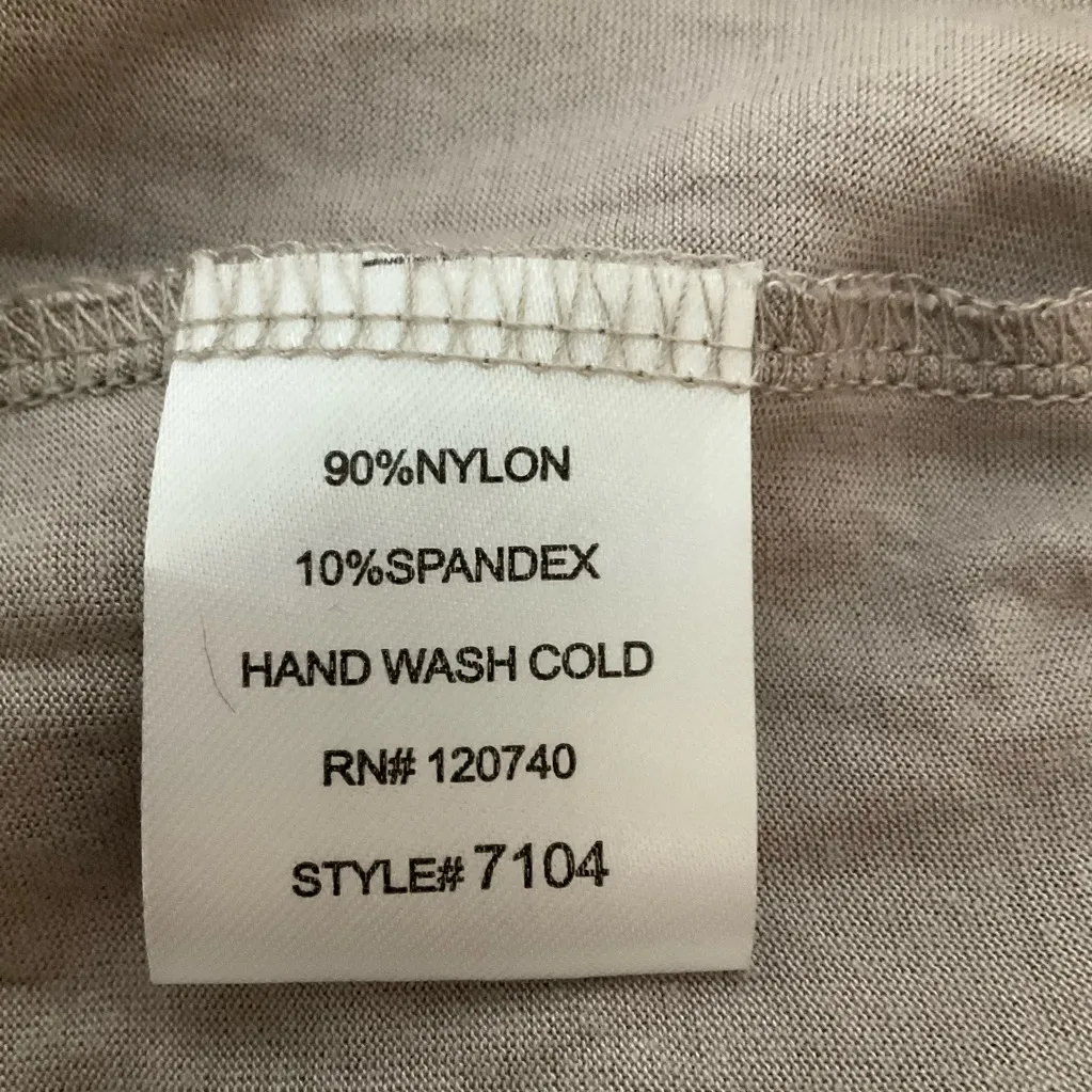 Mystree Lace Tank Dress Beige Size Lg Boho Cottagecore Feminine Chic Flounce Hem - Image 8