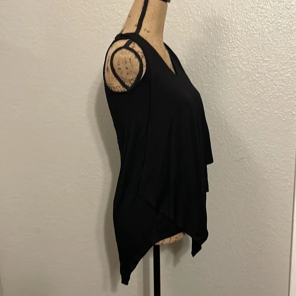 Karen Kane black layered XS tank. EUC. - Image 5