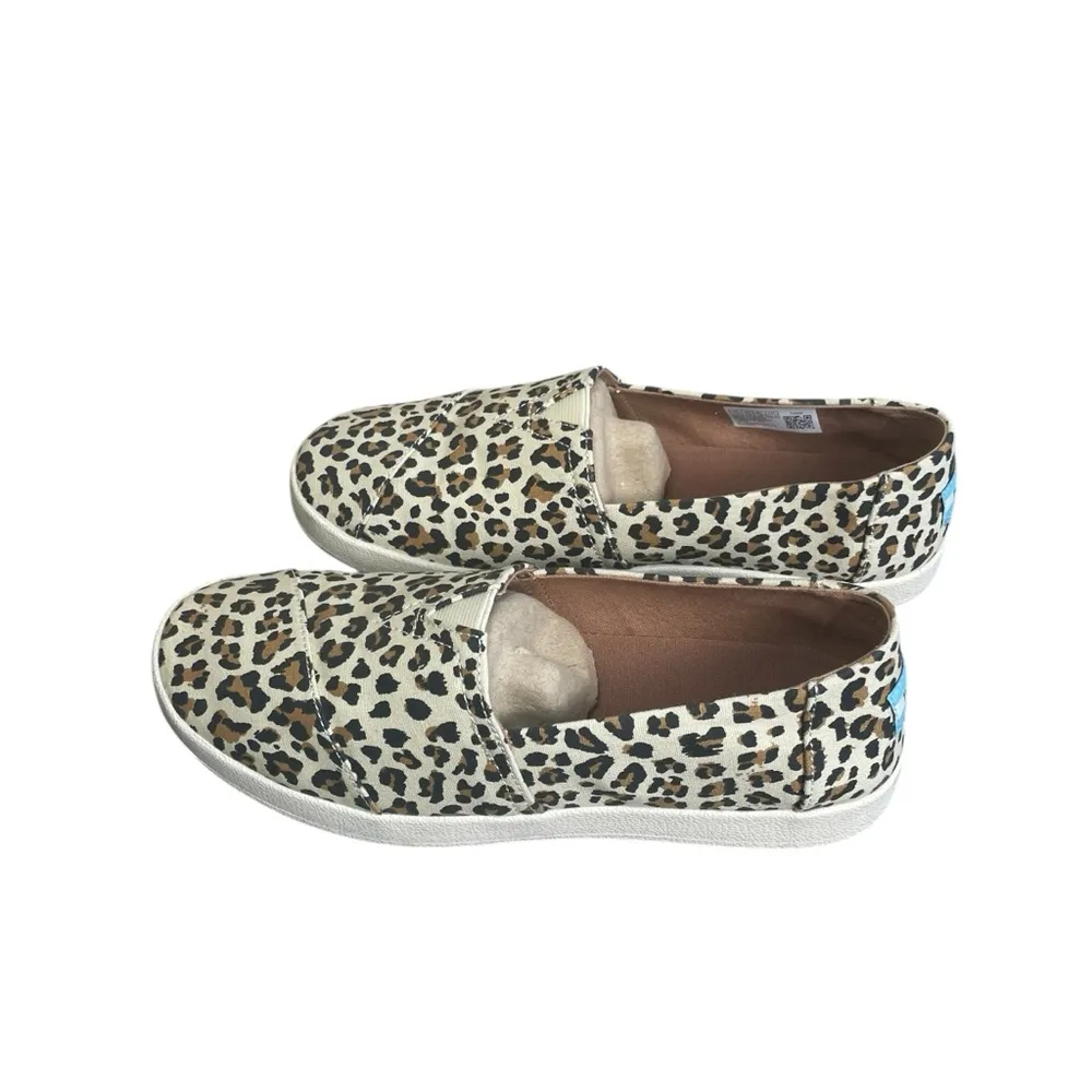 Toms Redondo‎ Birch Multi Lynx Women’s Slip Ons 7.5M Casual Animal Print Cheetah - Image 3
