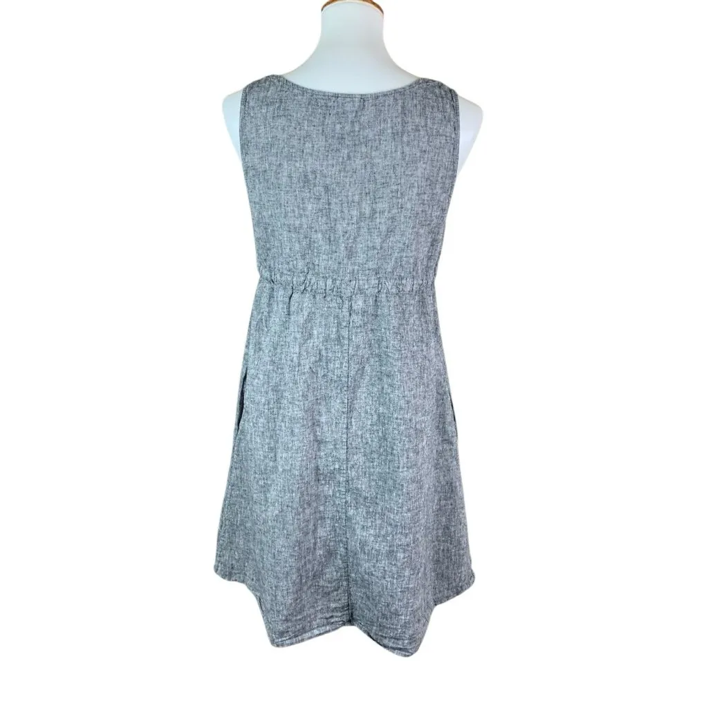 Patagonia Organic Cotton Hemp Boho Cottagecore Babydoll Dress 8‎ Sleeveless - Image 3