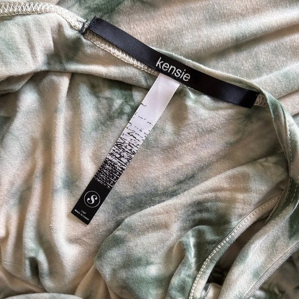 Kenzie Green Tie-Dye Maxi Dress.  Size Small - Image 4