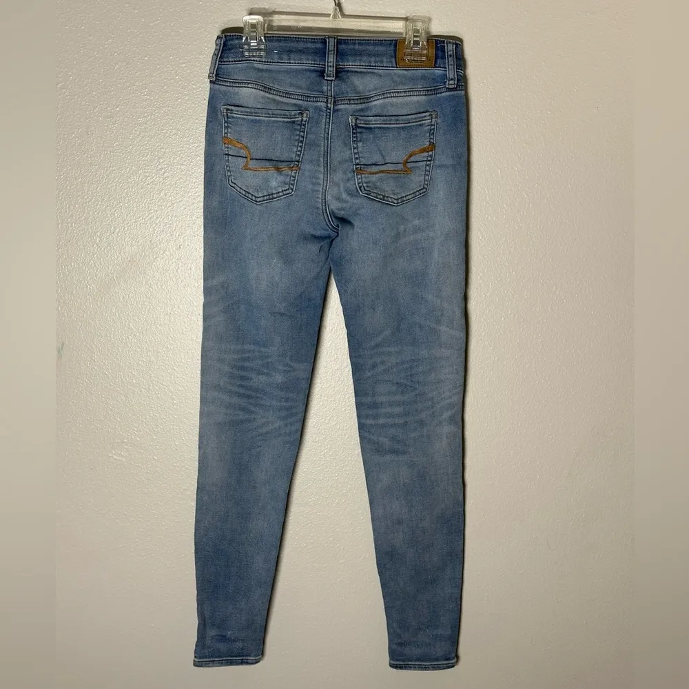 American Eagle Women Super Stretch Jegging Jeans Light wash size 0 - Image 7