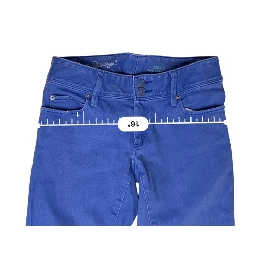 Lilly Pulitzer Worth Straight Leg Ankle Denim Jeans Low Rise Casual Hipster sz 4 - Image 6