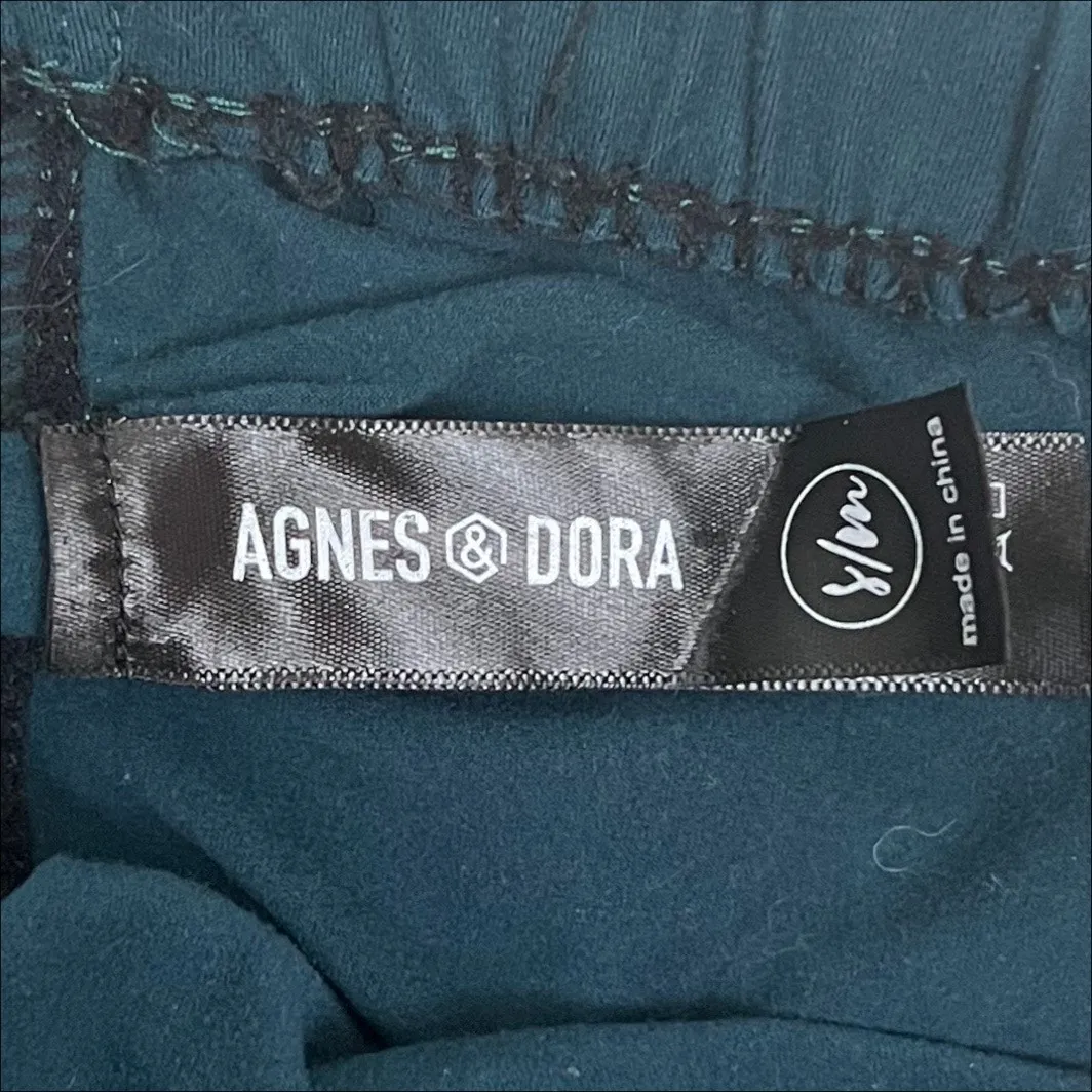Agnes & Dora Solid Teal Green Leggings Size Small/Medium - Image 3