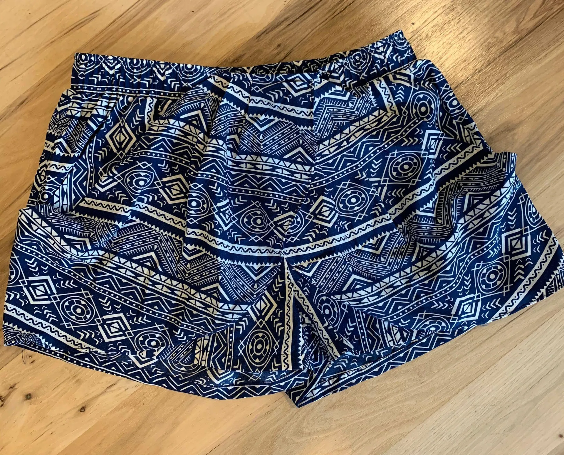 Shorts Silky Elastic Waist Wrap Womens M - Image 5