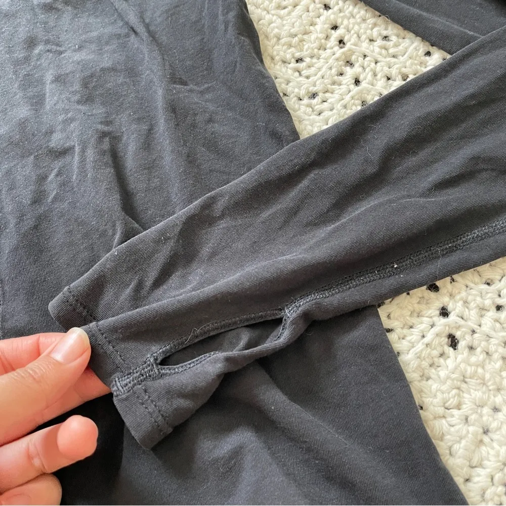 Lululemon Scoop Neck Long Sleeve TShirt Black (XSmall) - Image 7