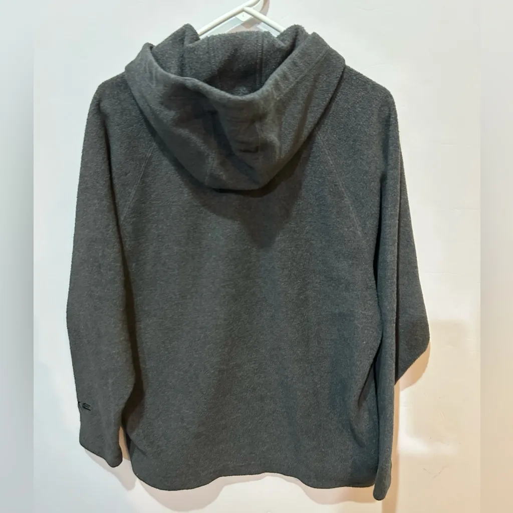 Nike Vintage Y2K Fleece Embroidered Swoosh Hoodie Large 12-14 - Image 3