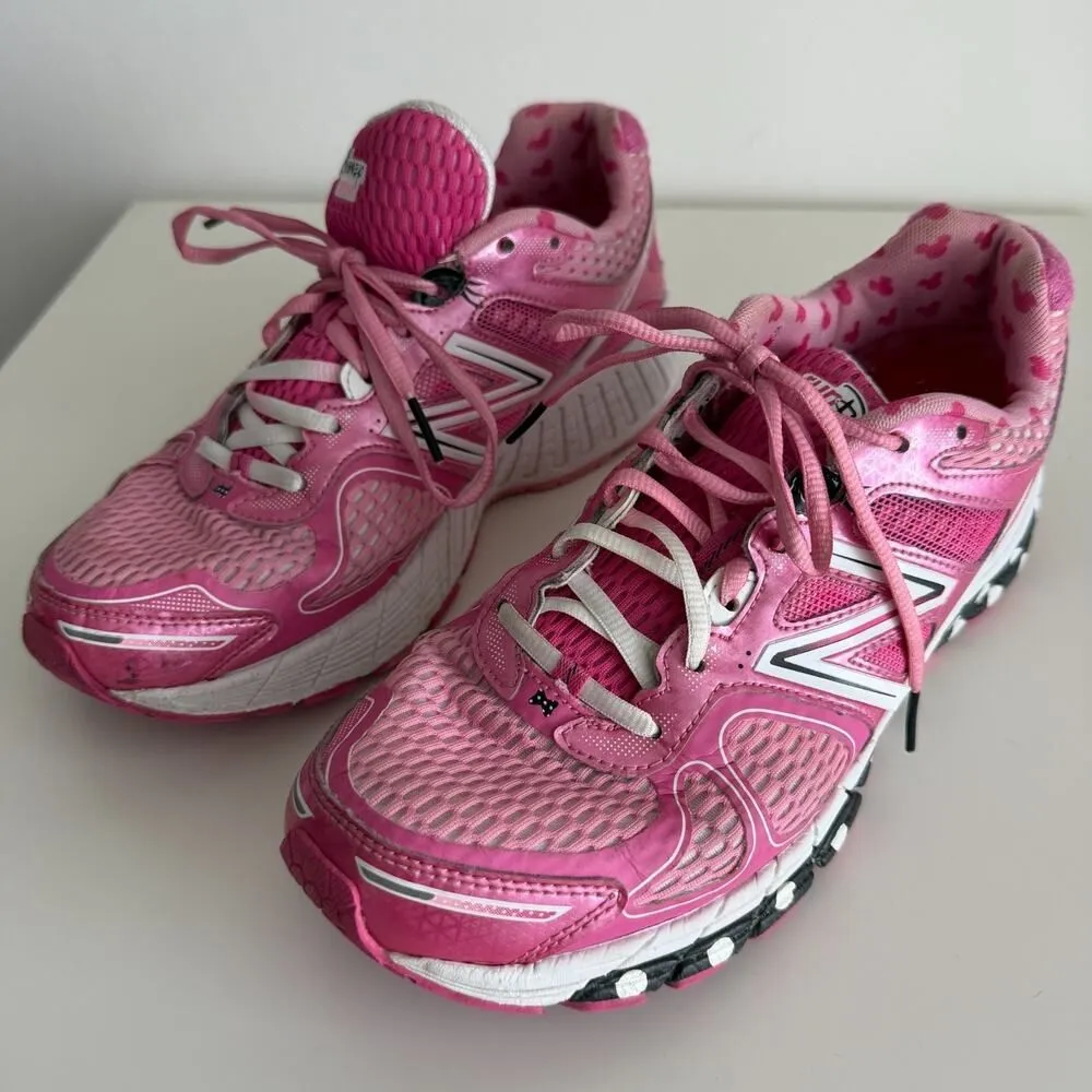 New Balance Disney Running Shoes Women 10.5 Pink 860v4 Minnie Mouse 2014 Sneaker - Image 6