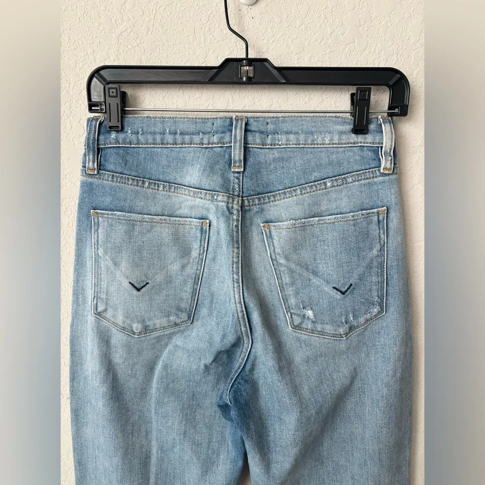 HUDSON HOLLY HIGH RISE STRAIGHT JEAN IN LIGHT WASH Size 26 - Image 8
