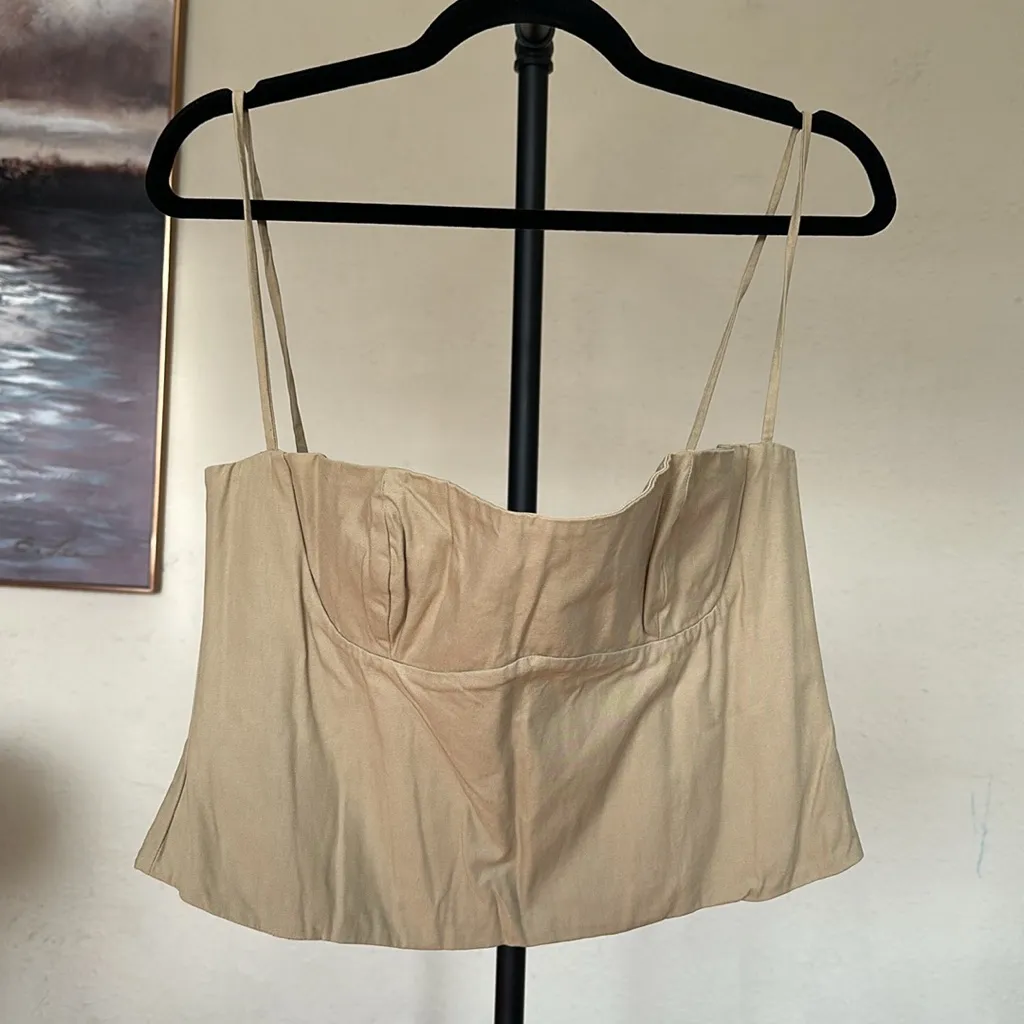 HOUSE‎ OF CB 'Audette' Camel Structured Corset NWOT size XL - Image 5