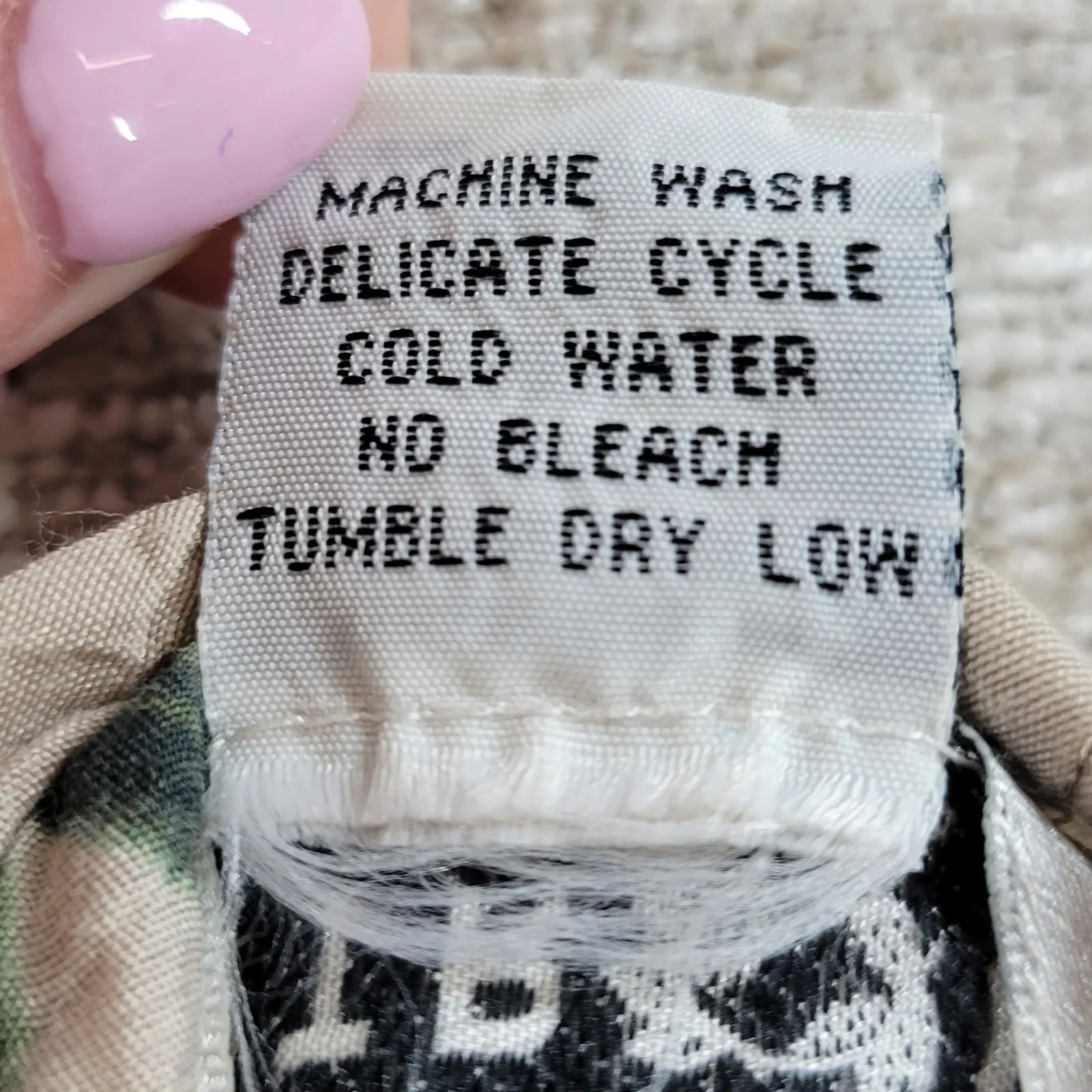 Citron Santa Monica Cardigan Kimono Womens 3X Tan Bamboo Floral Asian Print Top - Image 7