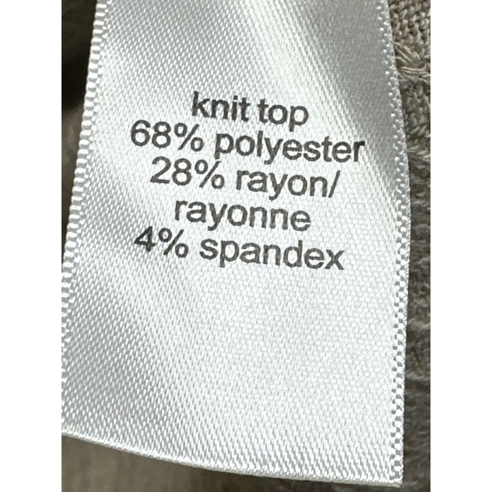 Maurices Knit Cardigan Wrap Top Neutral Earth Tones Button Detail Size Large - Image 5