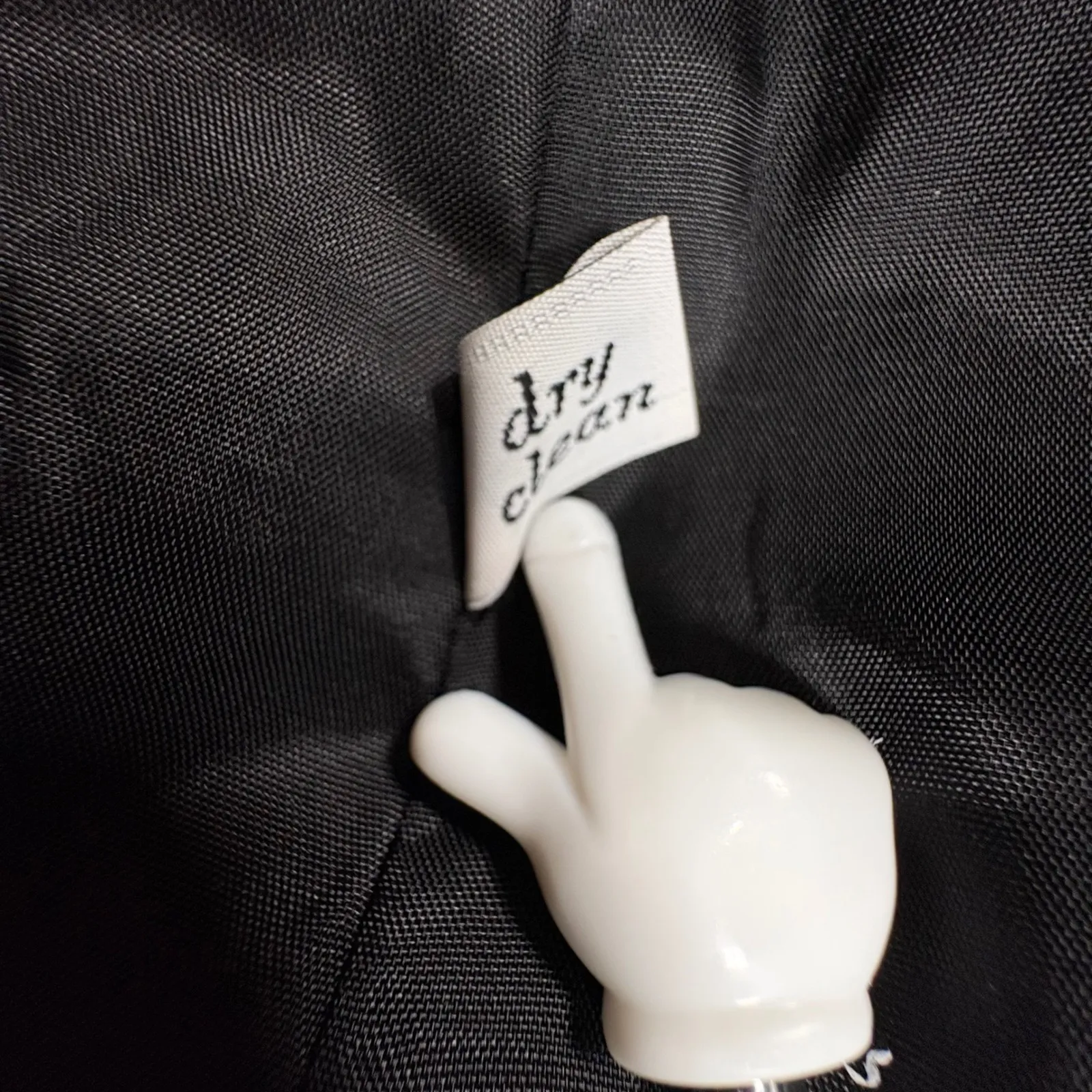 Vintage Pendleton Lined Black Virgin Wool Pencil Skirt 8 Academia Office Classic - Image 11