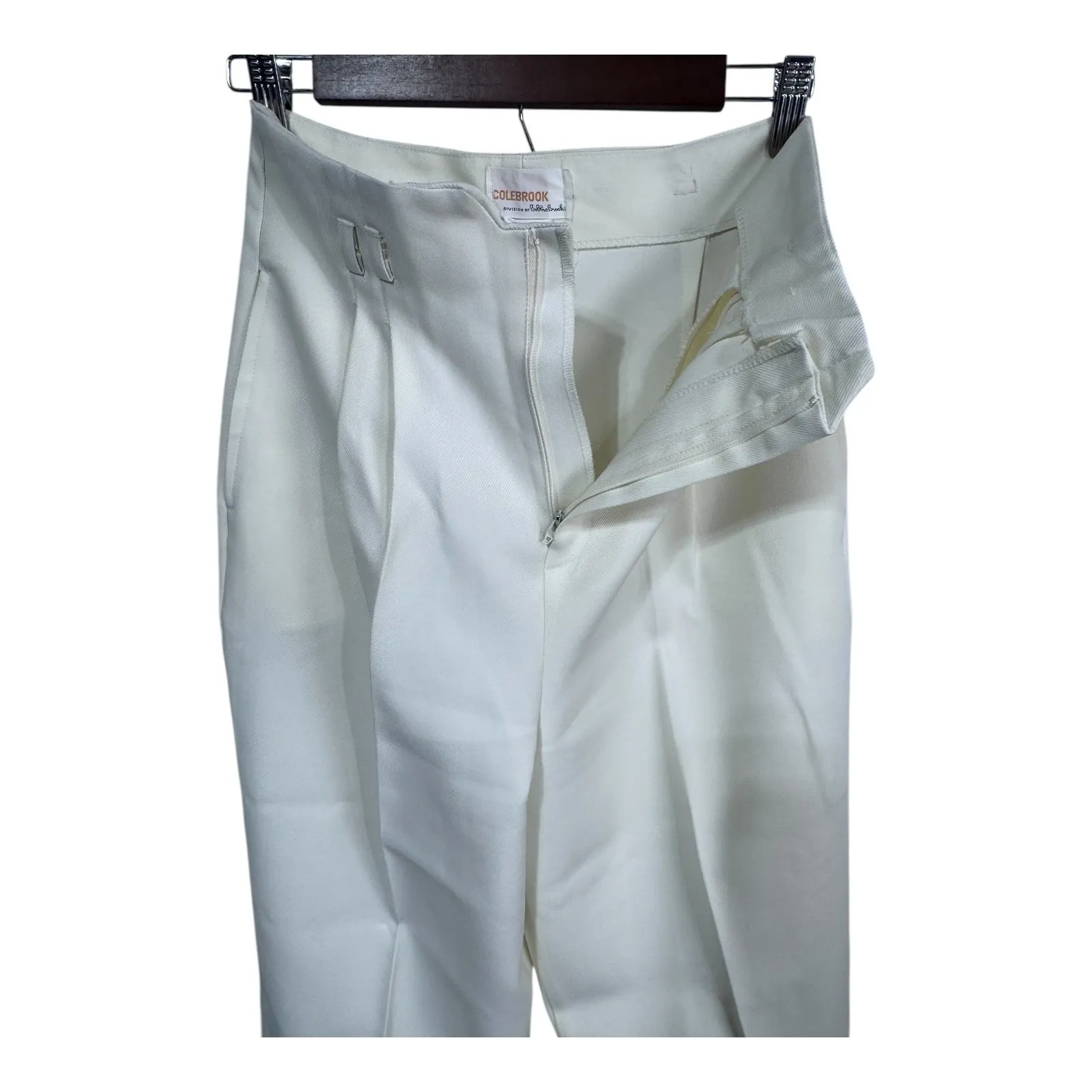 Colebrook Division of Bobbie Brooks High Waist Pleated Pants Tailored 14 Vintage Size 14P - Image 5