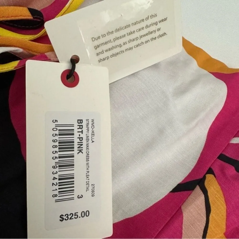 Ted Baker Abstract Print Maxi Dress Size 3 - Image 14