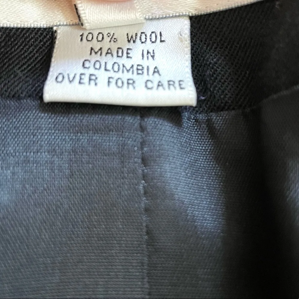 HERMAN GEIST vintage black wool blazer, size 8 - Image 9