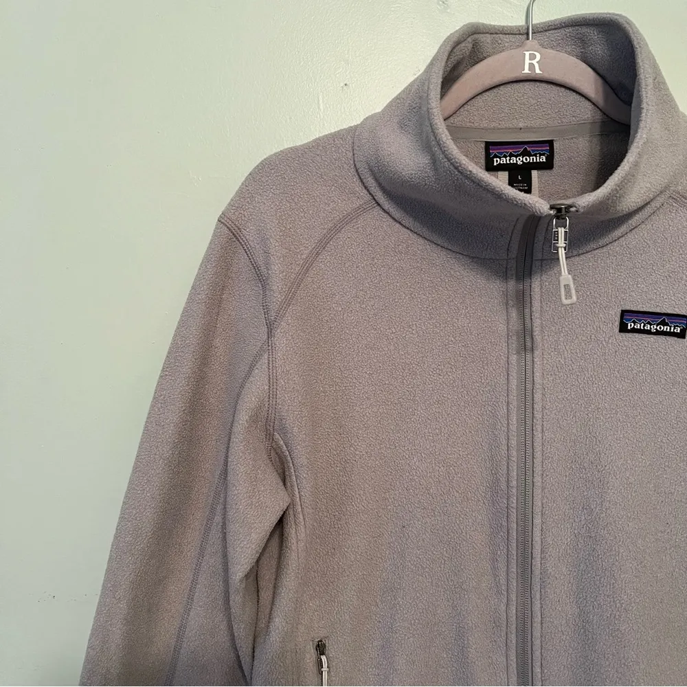 Patagonia Fleece Women’s Emmilen Full Zip in Drifter Grey Sz L EUC (Spring 2016) - Image 4