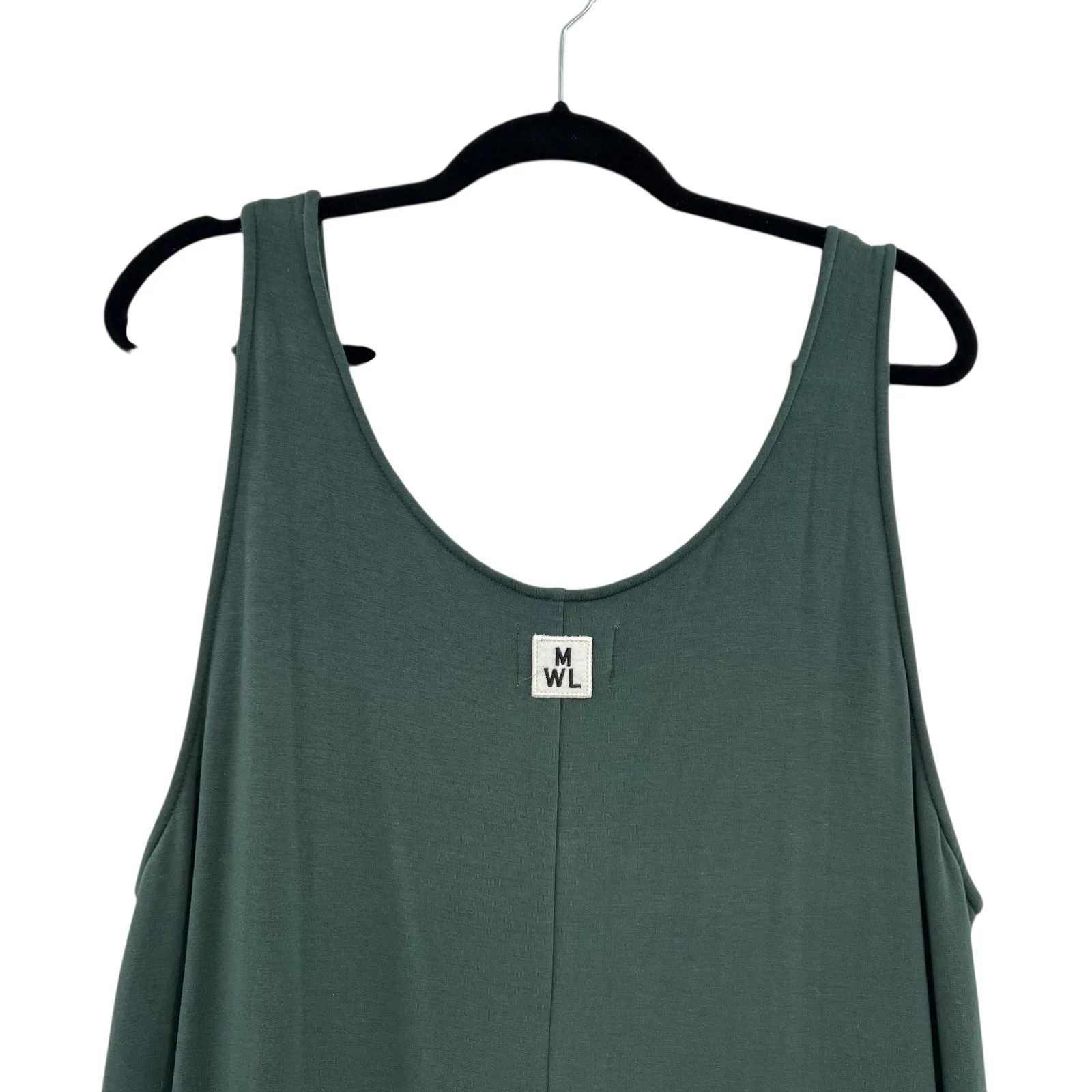 Madewell Superbrushed Pull-On Jumpsuit Green‎ Size XL - Image 11