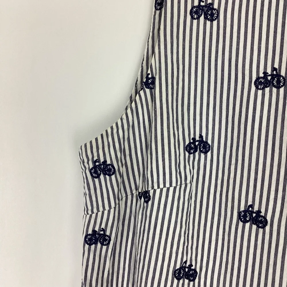 Cynthia Rowley Seersucker Bicycle Dress Size 6 - Image 6