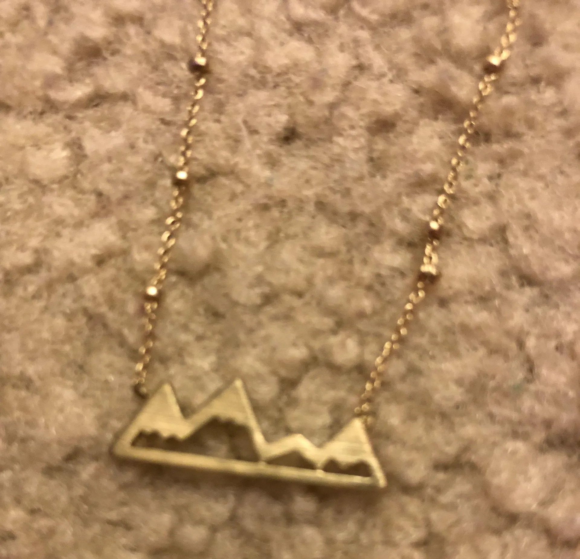 Francesca's Gold Mountain Necklace - Image 2
