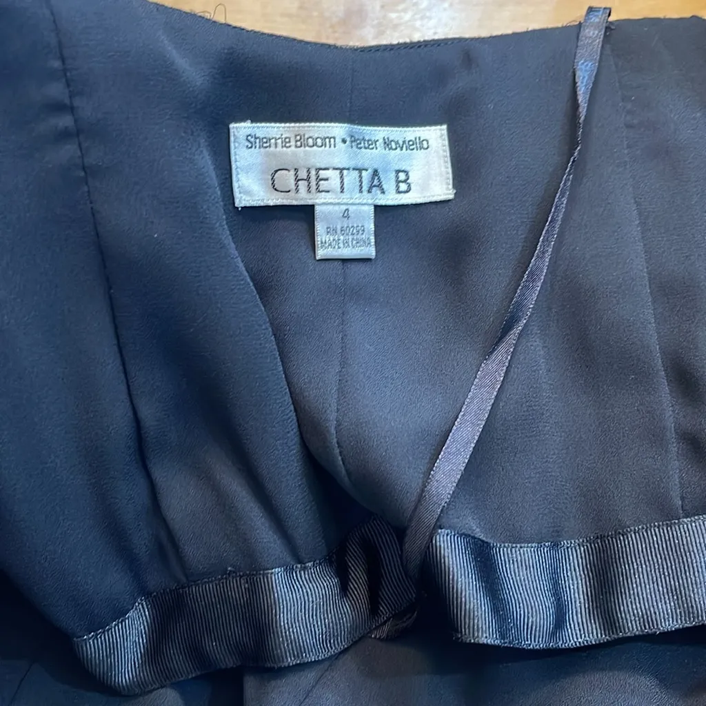 Chetta B Strapless Corset Lace Tiered Cocktail Dress - Image 3