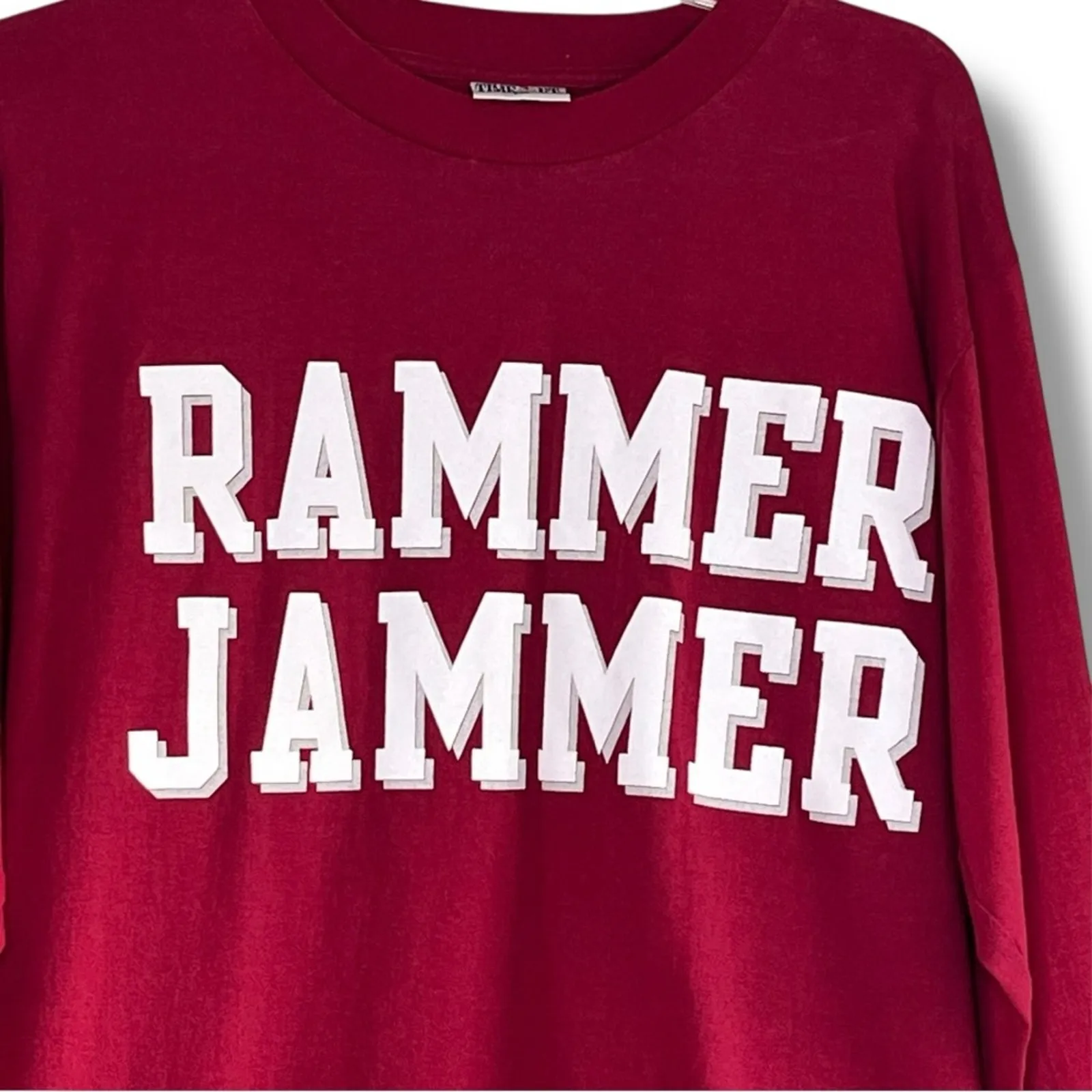 Timeout UAB Crimson Tide Rammer Jammer Long Sleeve T - Image 4