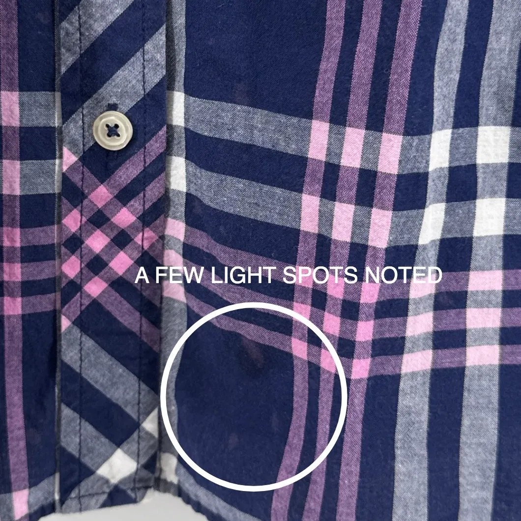 Talbots Woman 2X Button Down Plaid Shirt Long Sleeve Career Casual Top Fall Plus - Image 5