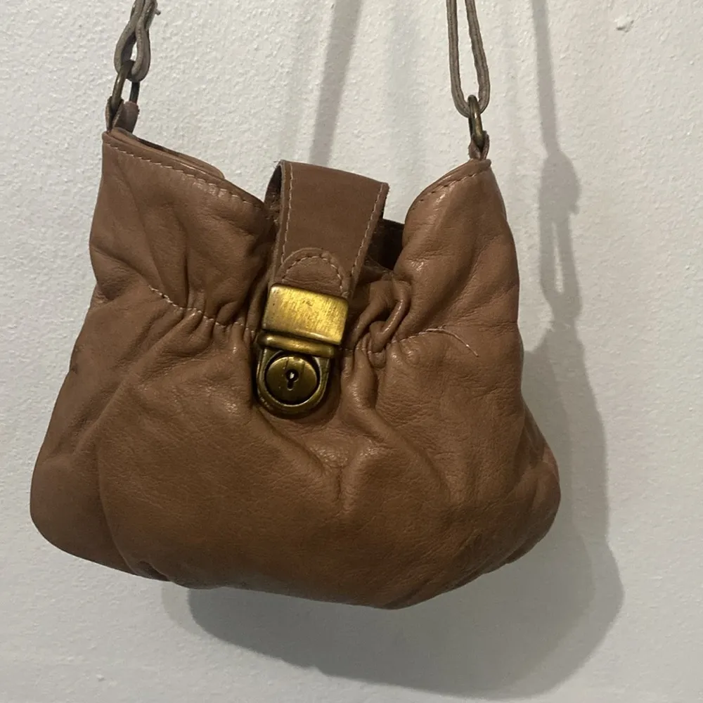 Borse in Pelle mini bag Tan - Image 2