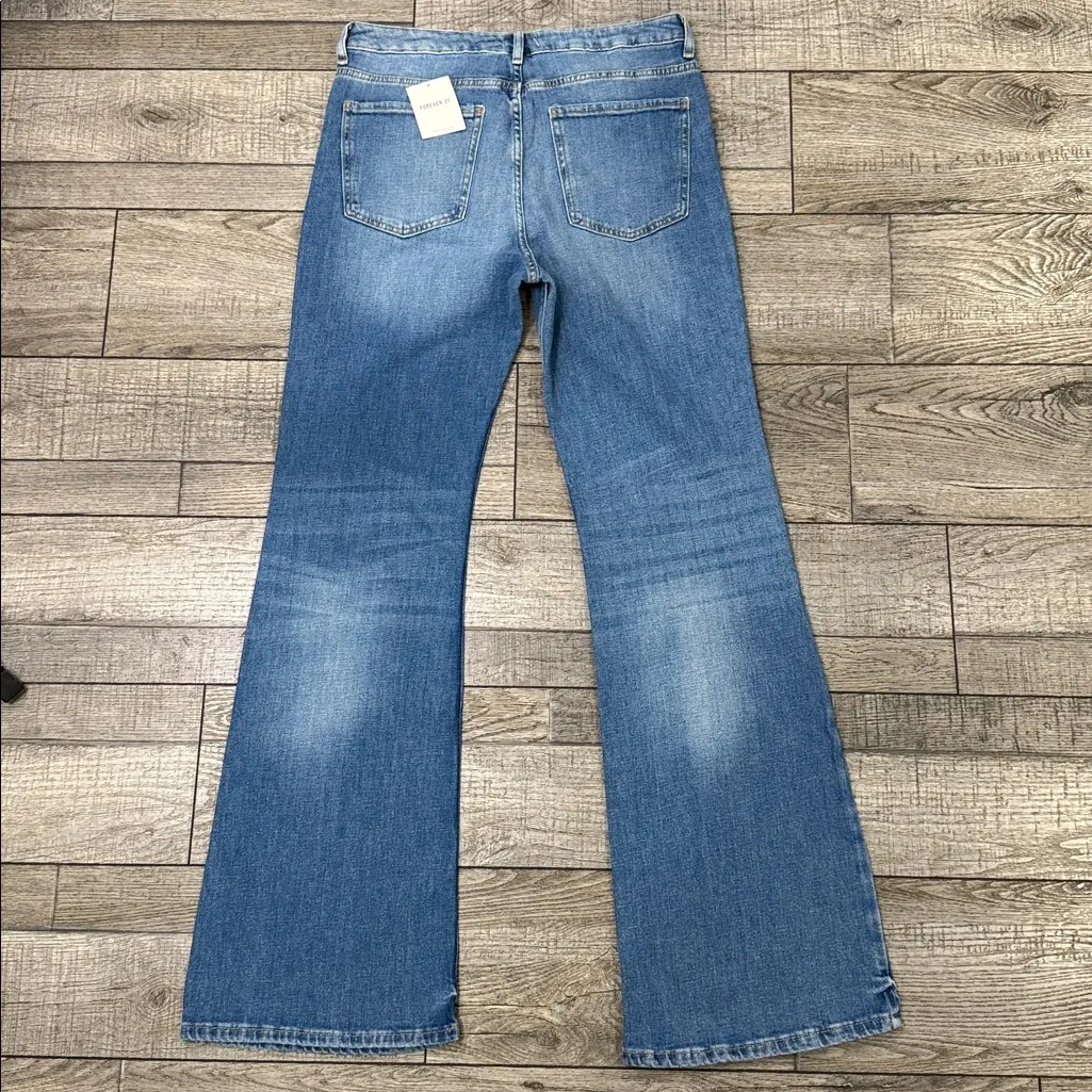 Forever 21 Medium Blue Denim Pants - Image 2