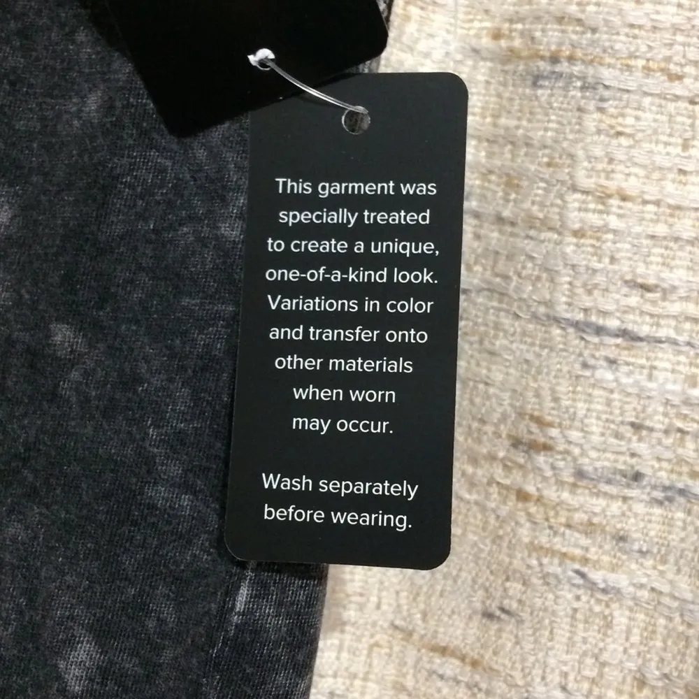 Torrid LoveSick Cotton Black Wash Tank - 6X - Image 5