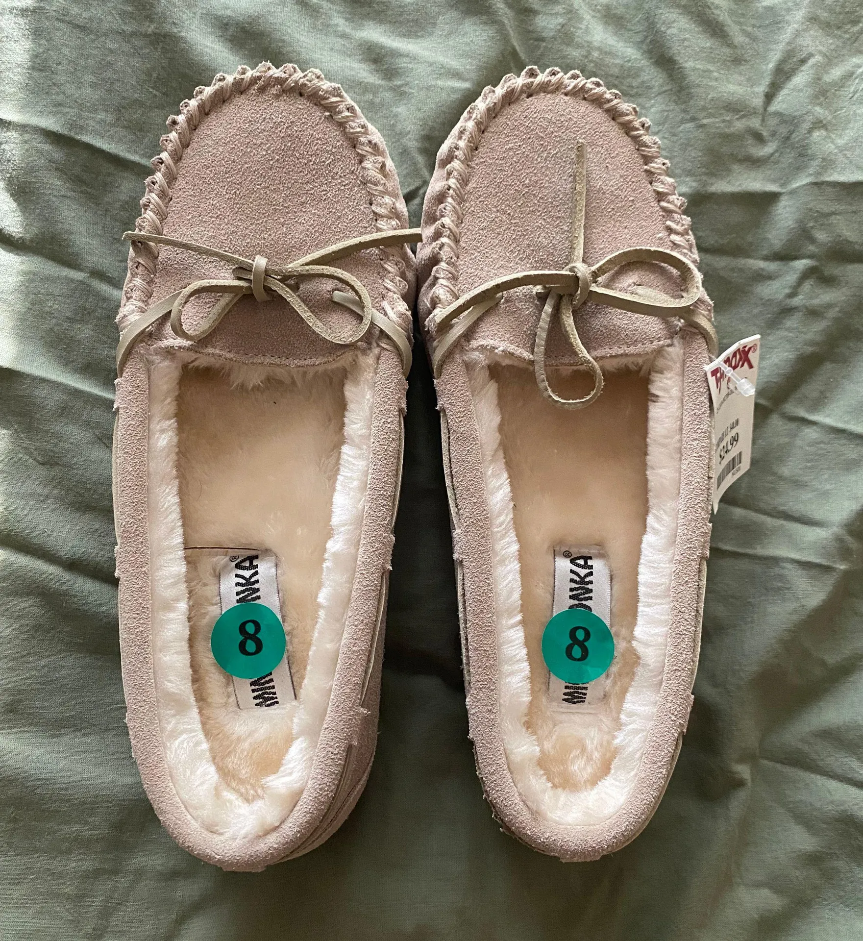 Slippers Tan Size 8 - Image 2