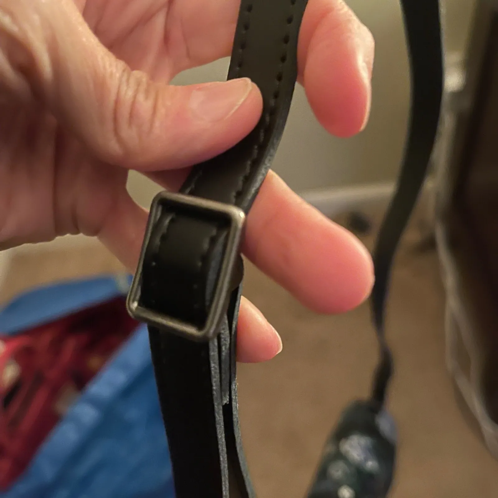 Dr Martens mystic Satchel Bag Floral Print Black Blue Green Leather Crossbody - Image 12