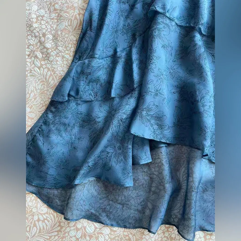 Veronica Beard Graeme Silk Midi Skirt 4 - Image 8