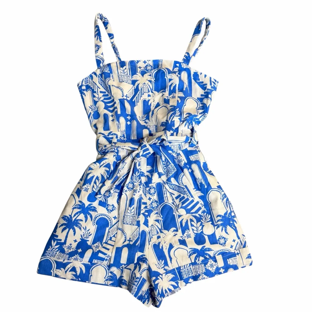 Avara Blythe Romper Size Small Blue - Image 8