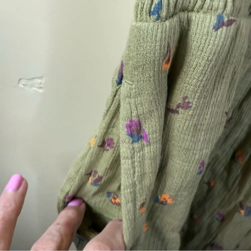 Prana California Dreaming Dress 100% Organic‎ Cotton Maxi Floral Size Small Boho - Image 8