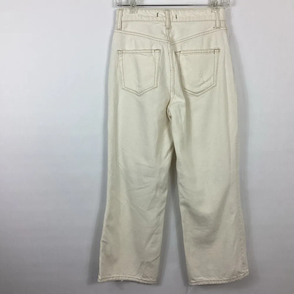 We The Free Ranger Ripped Crop Wide Leg Jeans Size 26 - Image 7