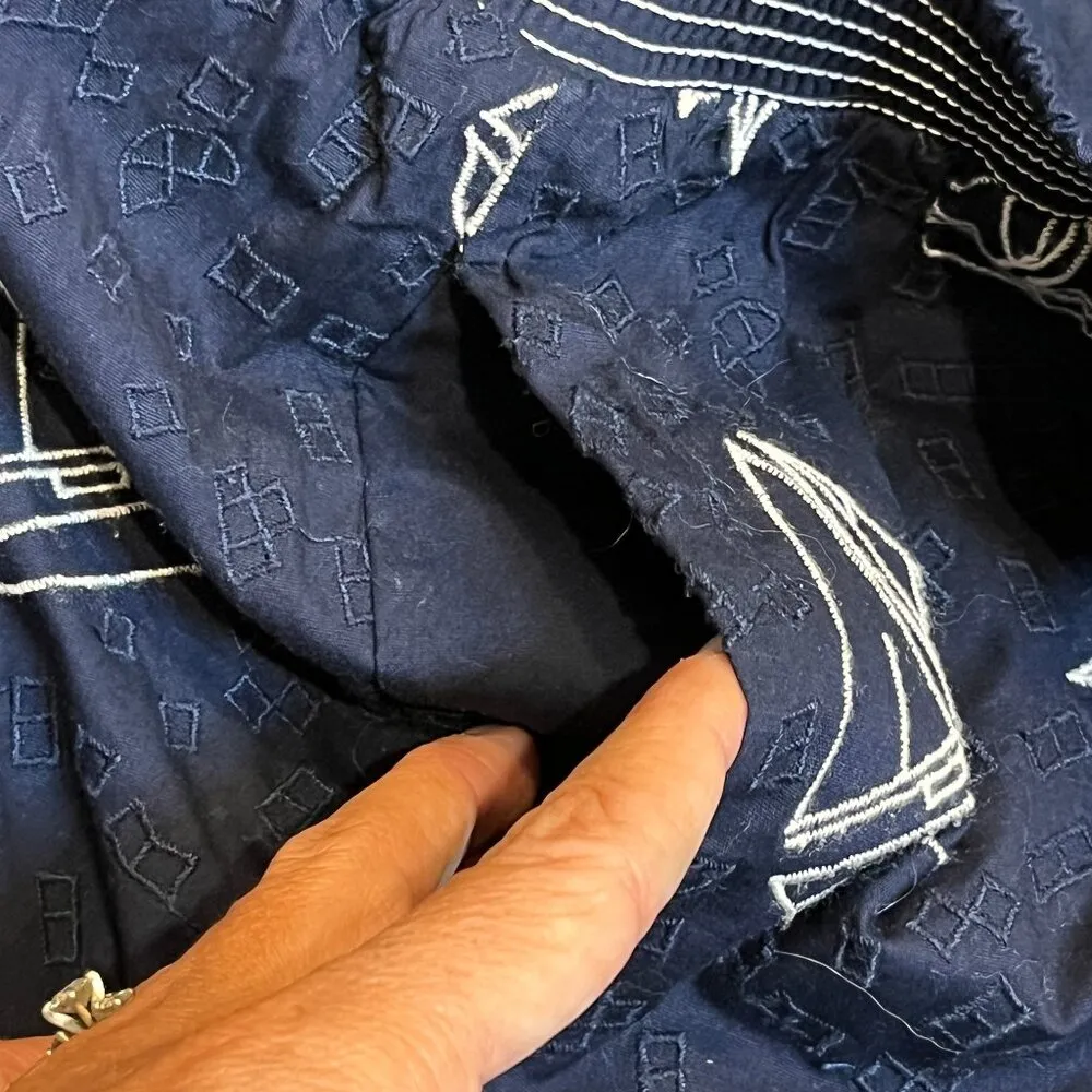 Anthropologie "Star Chart Skirt" Sailboat Nautical SZ M L Beach Vacation Preppy - Image 10