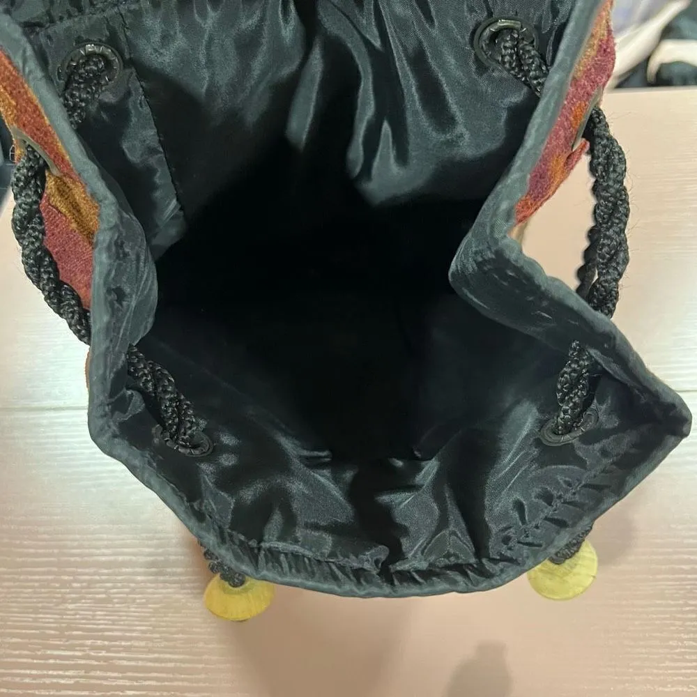 Southwestern Fold Over Backpack Gray - Image 4