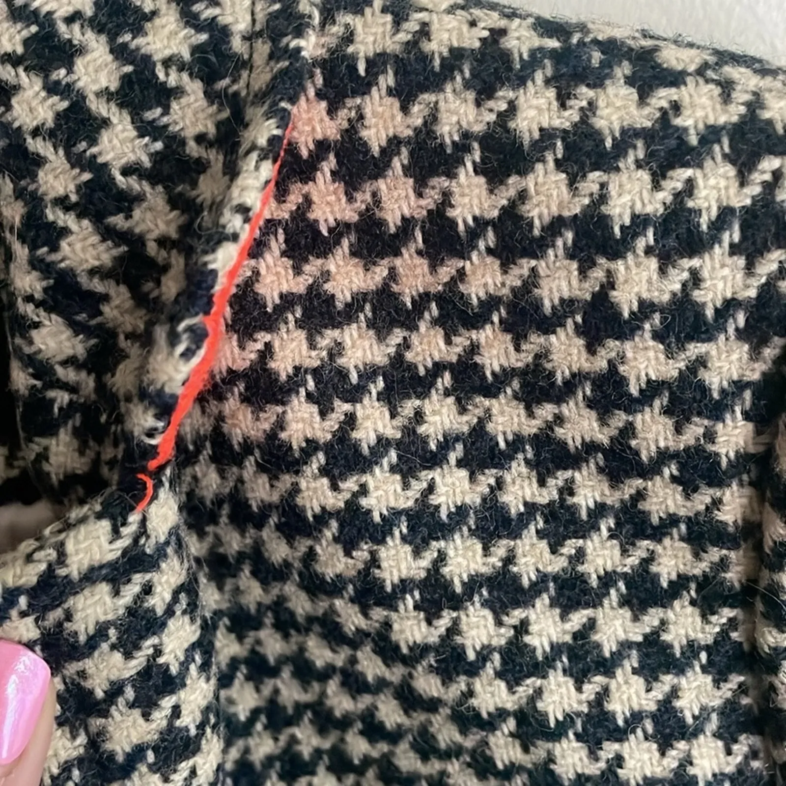 J.Crew School Boy Blazer Houndstooth Plaid Wool - Image 6