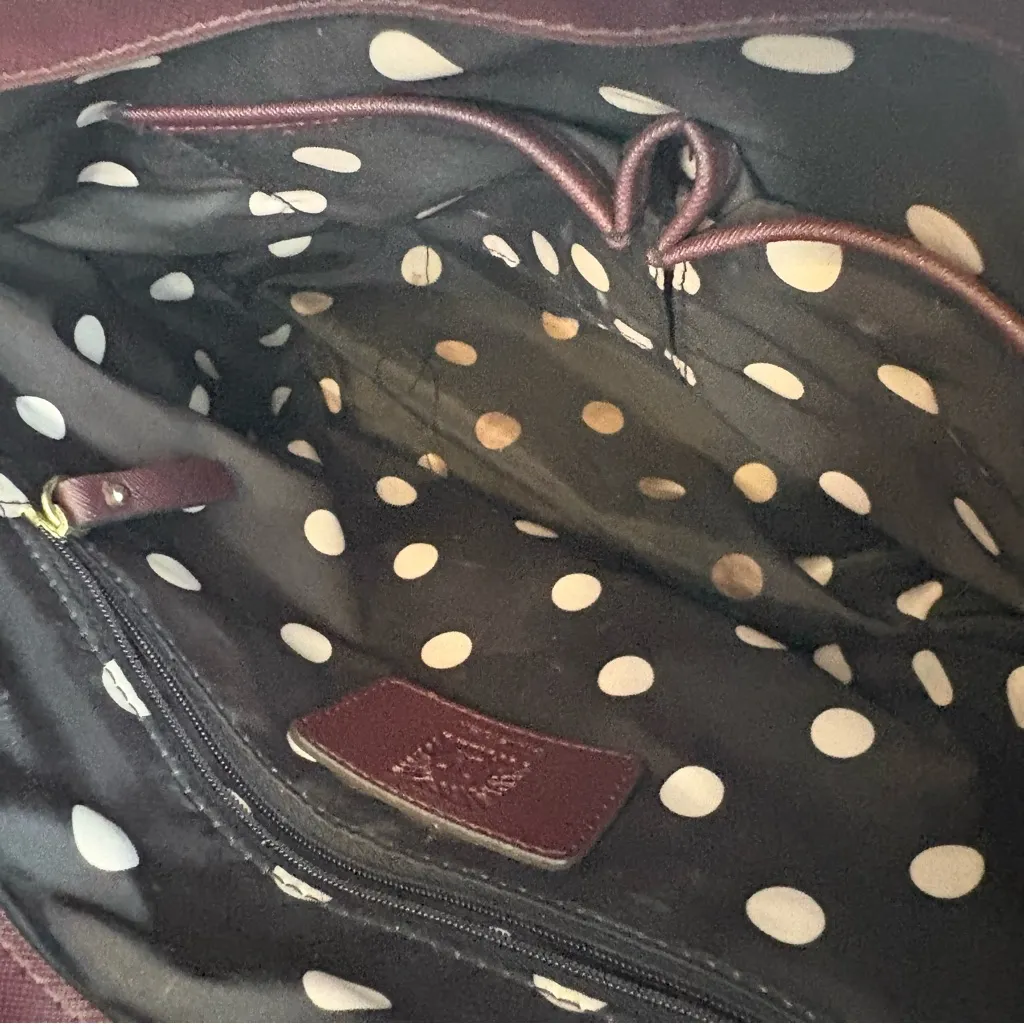 Ann‎ Klein Burgundy Purse - Image 9