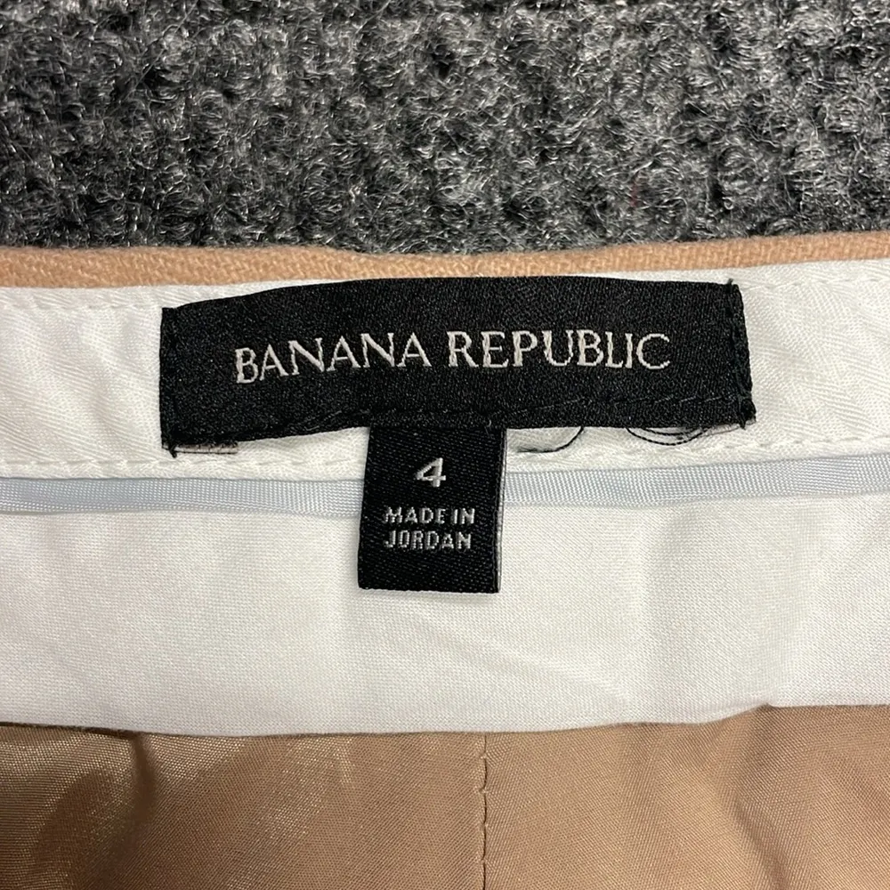 Banana Republic Nova Fides Brown Wool Blend Slacks Womens Size 4 - Image 3