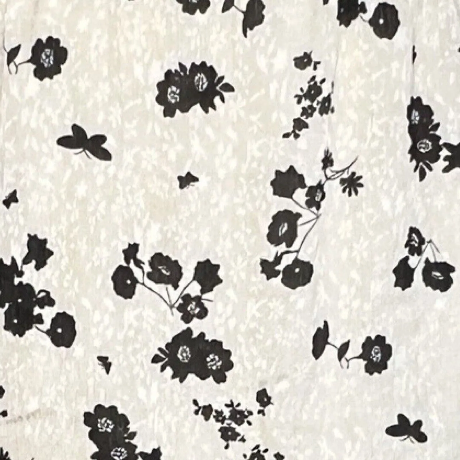 Heartloom‎ Dress Womens Medium Cream Black Floral Joey Blouson Party Cocktails - Image 6