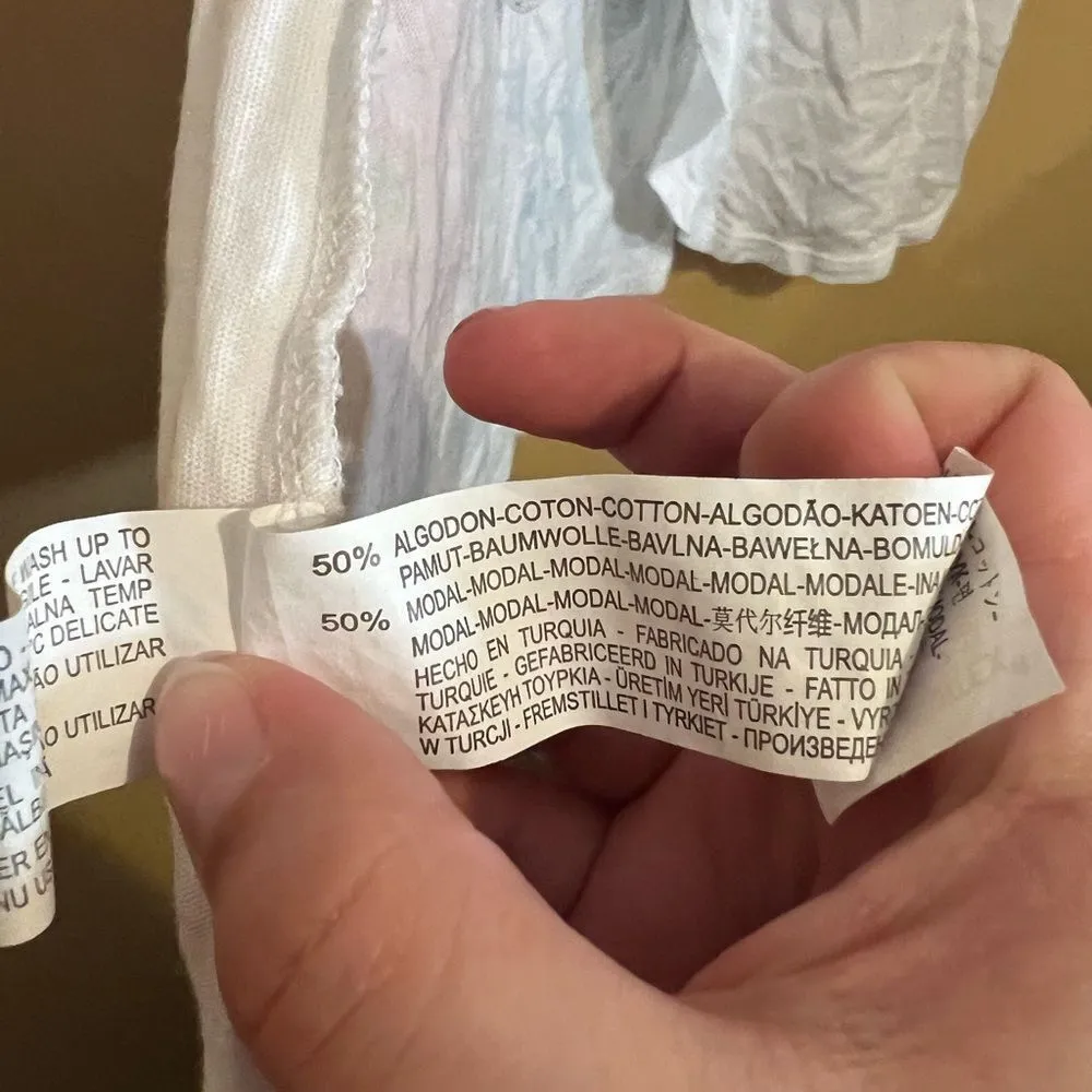 Zara white floral tank top M - Image 7