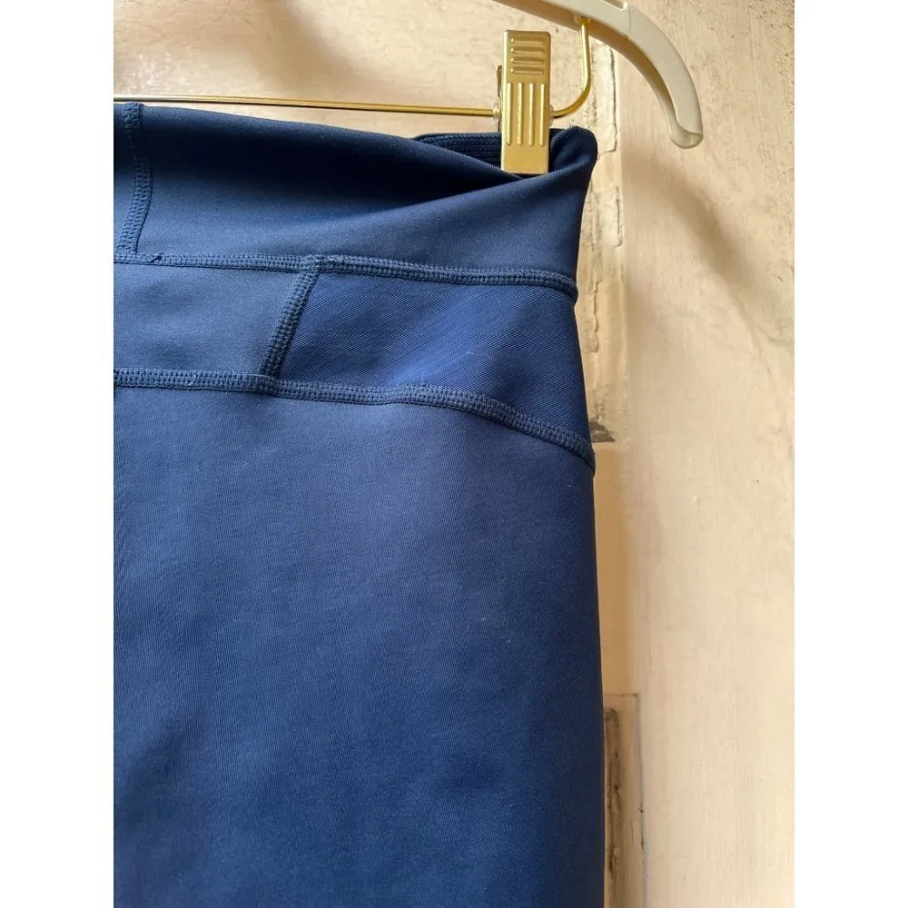 Uniqlo teal green blue workout yoga running full length leggings pants Sz medium - Image 8