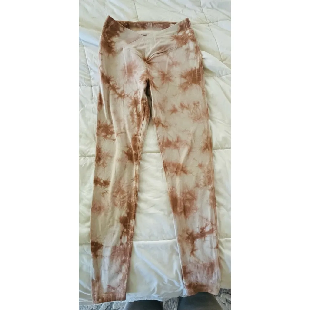 Women's Victoria’s Sectet PINK Beige Brown Tie - Image 3